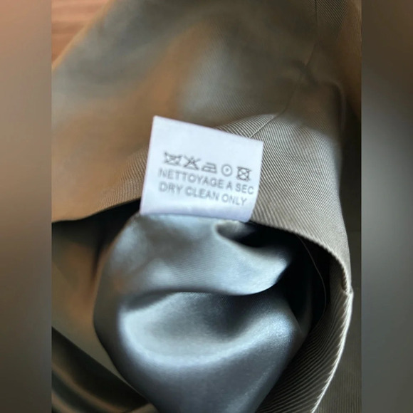 Martin Grant Gray Green Ruffle Dress Size M - Picture 3 of 5